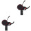 2Pièces Écran Affichage Électrique 6 Broches Noir Durable 5