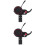 2Pièces Écran Affichage Électrique 6 Broches Noir Durable 7
