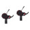 2Pièces Écran Affichage Électrique 6 Broches Noir Durable 6