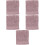 5Pièces Serviettes Mains En Coton Long Fût Absorbant 8