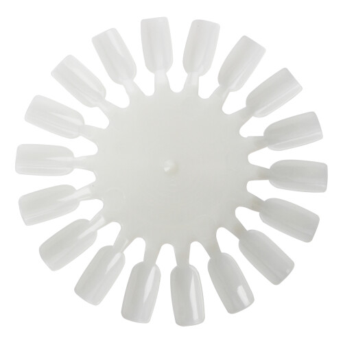 10 X Nail Art Tips Gel Acrylic Display Practice Wheel 2