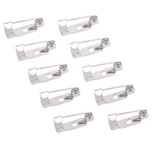 50 Pz Pins Perni del Risvolto Spilla di Sicurezza 15Mm per Spilla Pin / Badge DIY o Altri Lavori di Bricolage