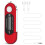 8G USB Flash Drive MP3 Player FM Walkman red 1