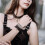 2Pcs White Rivet + Black Rivet Punk Pyramid Studded Artificial Leather Bracelet Wristband 4