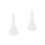 2Pièces Embouchures De Remplacement Trombone Blanches ABS Pratiques 6