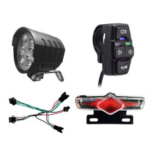 Ebike Faro Trasero DK336 Set Luz Delantera/Trasera Bicicleta EléCtrica Luces LED SET para 36V 48V 52V 60V