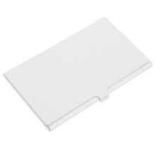 3Pièces Boîtier Aluminium Argenté Mini Rangement 9 Fentes Pratique