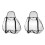 2Pièces Protection Transparent Siège Bébé Durable 4