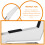 3Pièces Support Clarinette Pliable ABS Transparent, Stable Et Portable 9