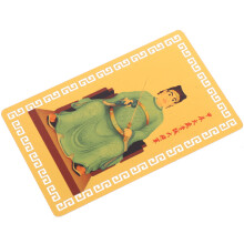 5Pièces Amulettes Tai Sui 2024 Métal Orange Décor