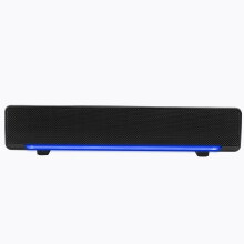 Conception compacte pour bureau, contrôle tactile Chroma RGB, large compatibilité, haut-parleurs large bande, barre de son de bureau (silencieuse,