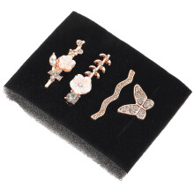 20Pièces Accessoires Montre Anneaux Métal Charms Décoratifs