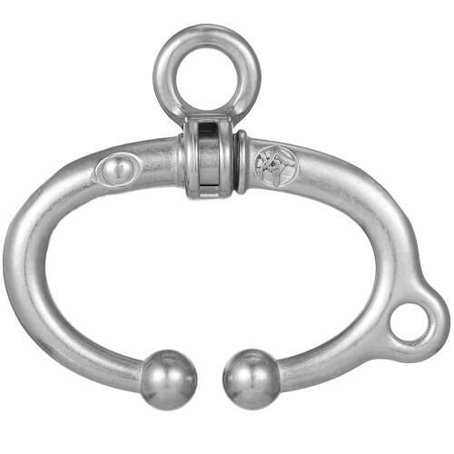 4Pièces Pince Vache Acier Bétail Fermier Durable