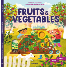 Fruits and Vegetables by Joli Hannah Hardcover Book
