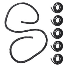 6Pcs 1M E-Bike Cable Pipe Protection Spiral Wrap Winding Cable Wire Protector Cover Tube for Scooter Motorcycle