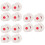 24Pièces Cibles Multicolores Suspension Extérieur 9