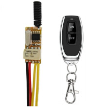 Tiny RF Remote 433MHZ 4.2V 4.5V 5V 6V 7.4V 9V 12V Small Relay Contact Wireless Switches NO COM NC
