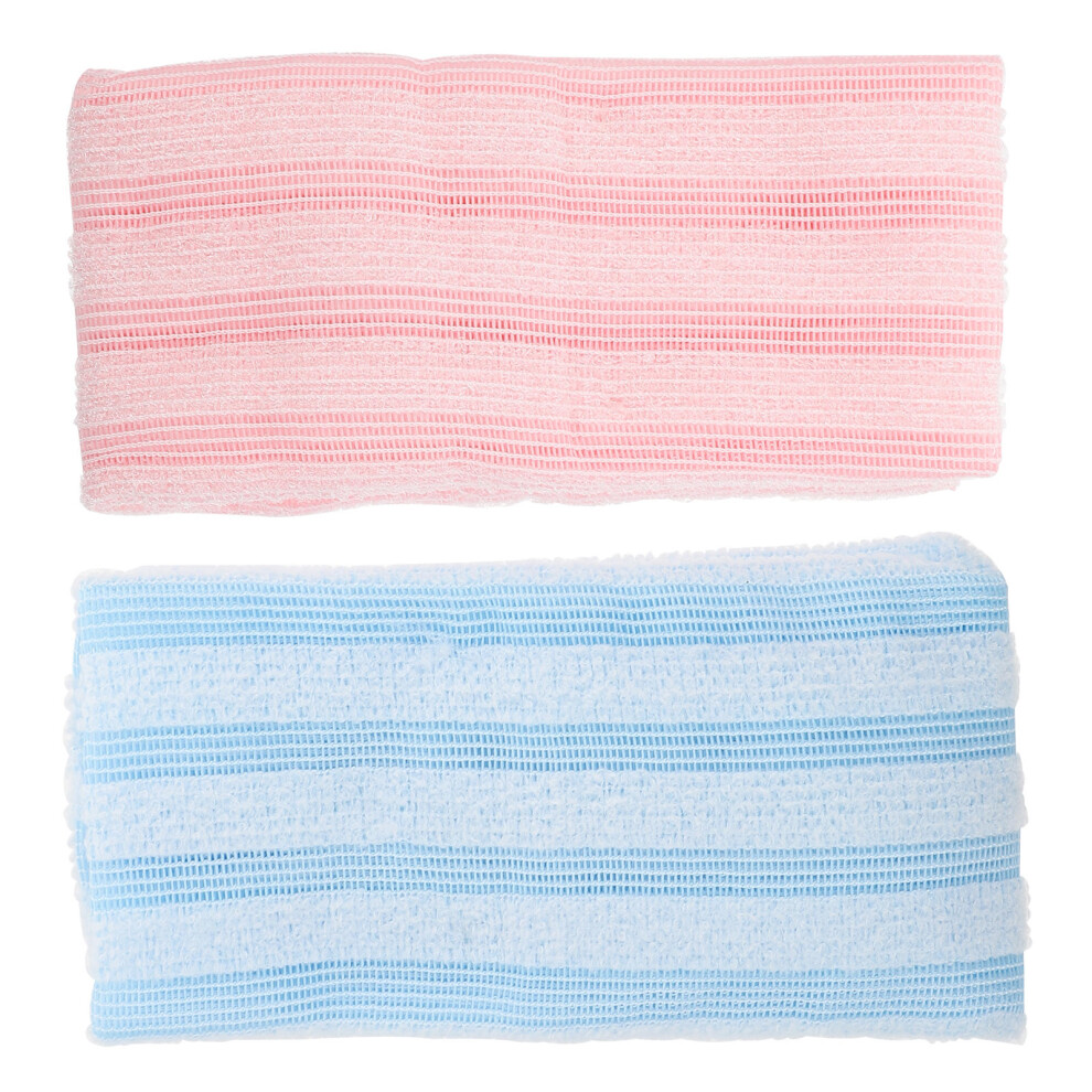 Inoomp 6Pcs Comfortable Bath Body Skin Cleaners Exfoliating Towels Assorted