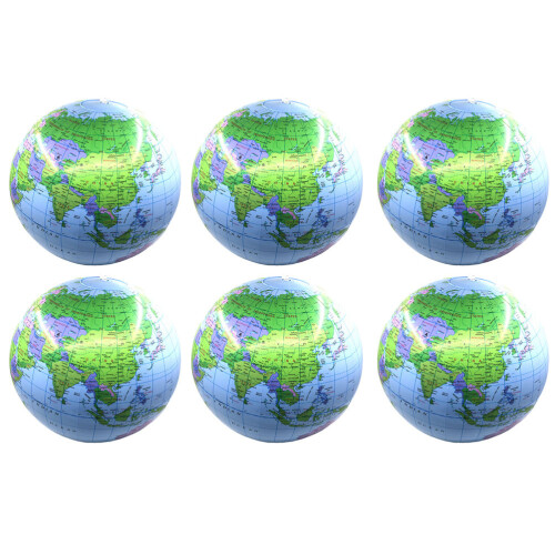 18Pcs Multi Kids Inflatable Beach Toy Balls Safe Durable Summer Fun