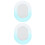2Pcs Oval Acrylic Wall Mirrors Multi Use Bathroom Decor 4