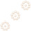 30Pcs Braided Hat Loop Plastic Inner Ring Khaki DIY Farmer Hat Support 4