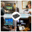 3.5mm Audio Switcher, 2 Input 1 Output/1 Input 2 Output Audio Splitter Switcher, Audio Switcher Box,One-Key Mute Button 4