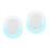 2Pcs Oval Acrylic Wall Mirrors Multi Use Bathroom Decor 3