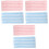 6Pcs Comfortable Bath Body Skin Cleaners Exfoliating Towels Assorted 3