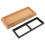 2Sets Khaki Bamboe Slijpsteenhouder Met Antislip Rubber Basis 9