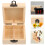 Multi-Grid Wooden Essential Oil Box Light Yellow Smooth Surface Holder 4