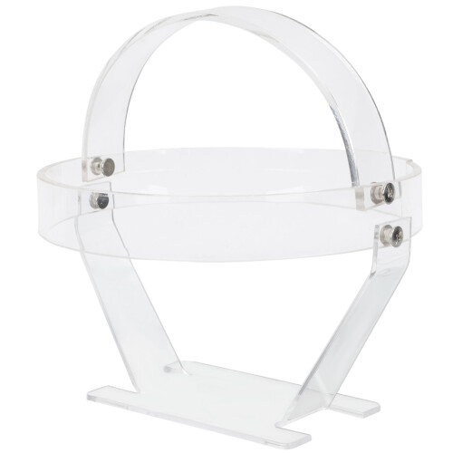 2Pcs Versatile Transparent Hat Stand for Multiple Wigs and Cap Storage