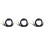 3Pcs 3.5mm Audio Cable Black Aluminum Alloy for Computer & Speaker Use 6