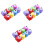 36Pcs Creative Craft Paper Punch Hole Puncher Assorted Color for Cards 3
