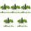 150Pcs Green Artificial Mini Trees Model for Sand Table DIY Scenery 3