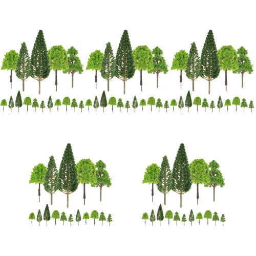 150Pcs Green Artificial Mini Trees Model for Sand Table DIY Scenery 2