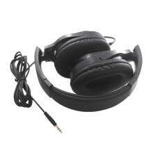 Guitar Headphone Guitar Amplifier Audio Mixer over Ear Headset Retractable Foldable Wired Stereo Headphone