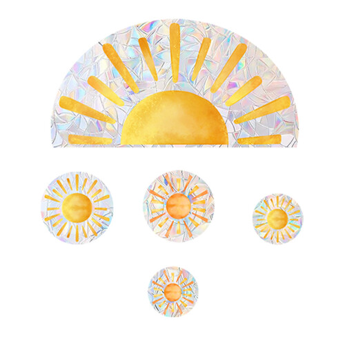 PVC Static Cling Window Stickers Non-Adhesive Glass Decor Decals 1