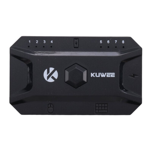 Hub USB 5.0 Converter Wired Keyboard&Mouse to Wireless Hub Adapter Support 8 Devices for Tablet,Laptop,Mobile 1