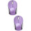 2Pcs Wireless Gaming Mouse for Laptop USB Receiver Ergonomic Design 5
