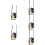 5Pcs Durable Astronaut Car Ornament Rear View Mirror Pendant Set 7