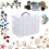 Arts, Crafts and Jewelry Organizer, Stackable 3-Tier Clear Plastic Organizer with 30 Adjustable Compartments 3