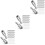360Pcs Cabinet Shelf Pins Self Tapping Silver Iron Pegs for Home Use 5