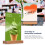 6Pcs Acrylic Sign Holders with Wood Base Clear Display Stands 11