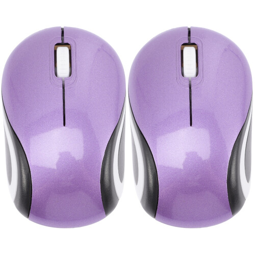 2Pcs Wireless Gaming Mouse for Laptop USB Receiver Ergonomic Design 1