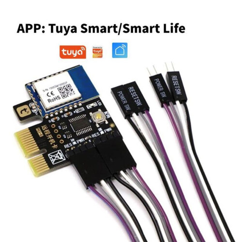 A3 Tuya Wifi PC Power  Desktop Computer Remote Boot Startup Card Telecommuting PICE  Card APP Remote Control 2