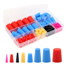 110 Tapones CóNicos de Goma de Silicona, Tapones de Goma Resistentes una Altas Temperaturas para Tapones de Agujeros, PulverizacióN, PulverizacióN,