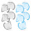 40Pcs Plastic Razor Storage Stands with Suction Cup for Bathroom Use 1