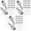 360Pcs Cabinet Shelf Pins Self Tapping Silver Iron Pegs for Home Use 3