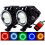 E-Bike Light Headlight Input  12V-80V Ebike Handlebar Lamp Electric Scooter LED Front Light 3
