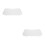 2Pcs Reliable White Plastic Wall Mount Holder for Router and Projector 2
